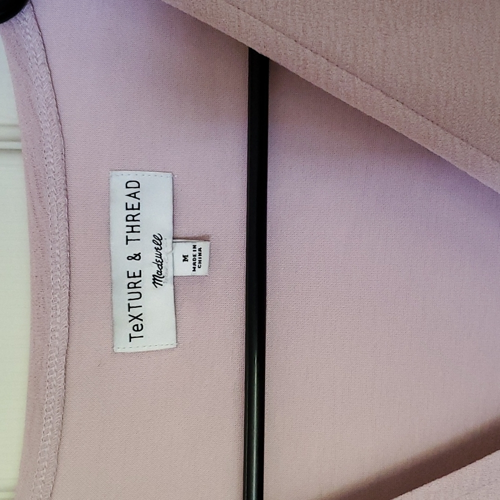 Madewell Blush Wrap Top Medium - Picture 2 of 2